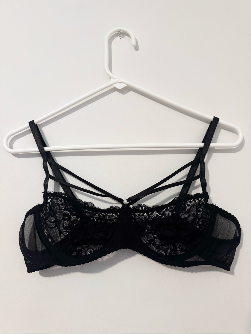 Avidlove Black Sheer Lace Bra
